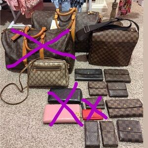 Louis Vuitton & Gucci Bag/Wallet Collection